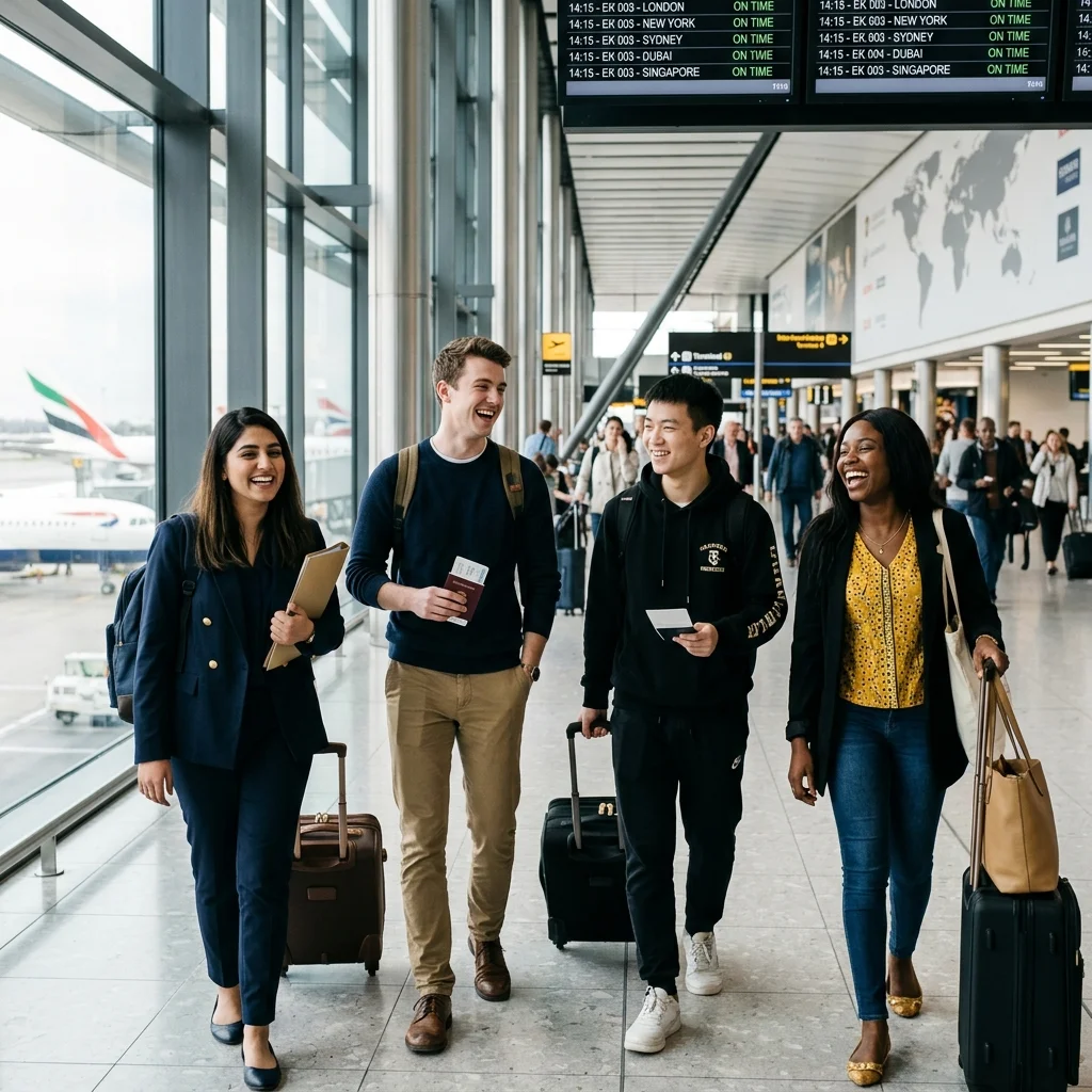 Students achieving global education dreams with Career Masterz - Haryana's top visa consultants